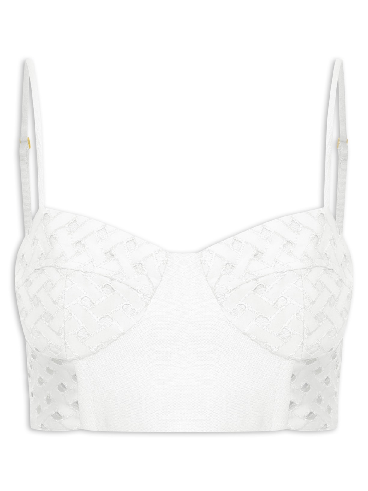 Top Recortes Laise - Off White