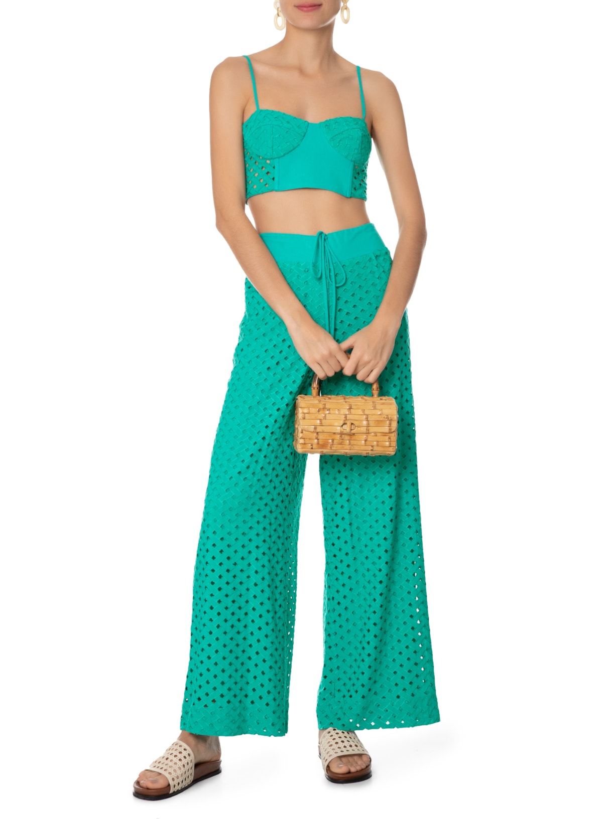 Top Recortes Laise Verde Dress To