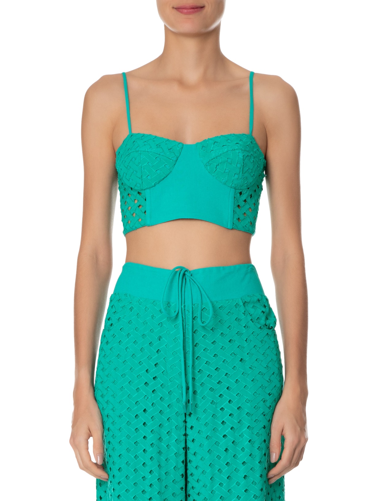 Top Recortes Laise Verde Dress To