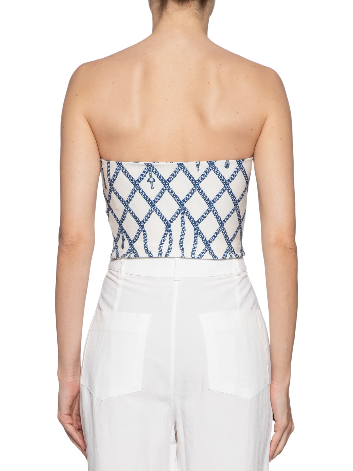 Top Recortes Relicário Off White Farm