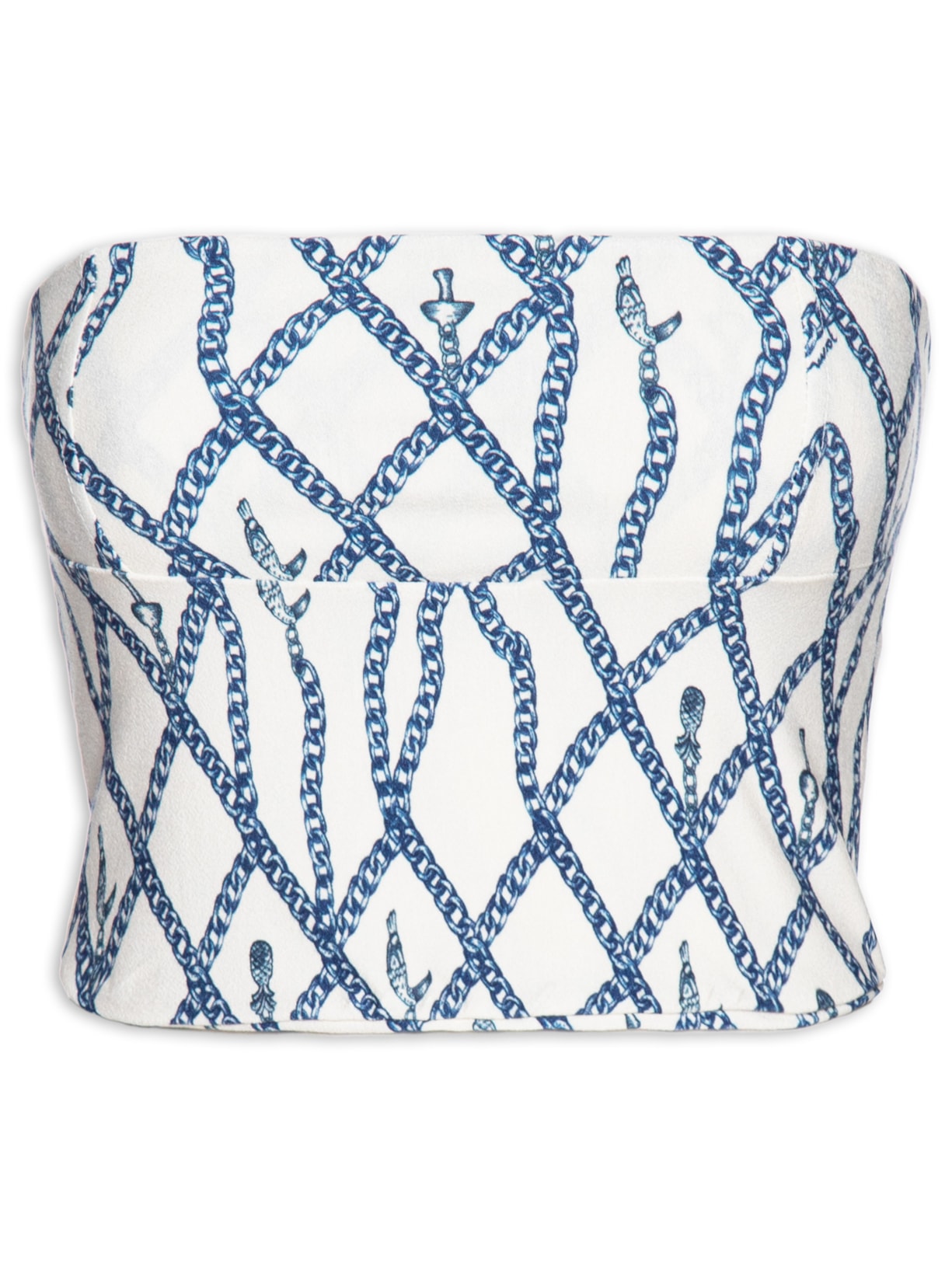 Top Recortes Relicário Off White Farm