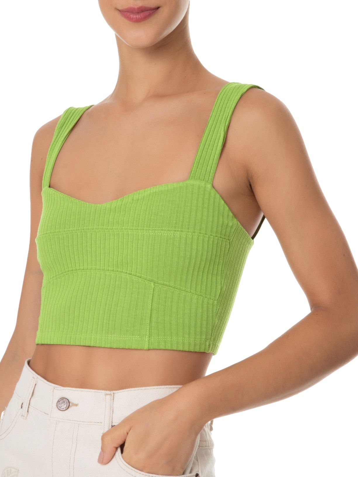 Top Recortes Rib Verde Farm