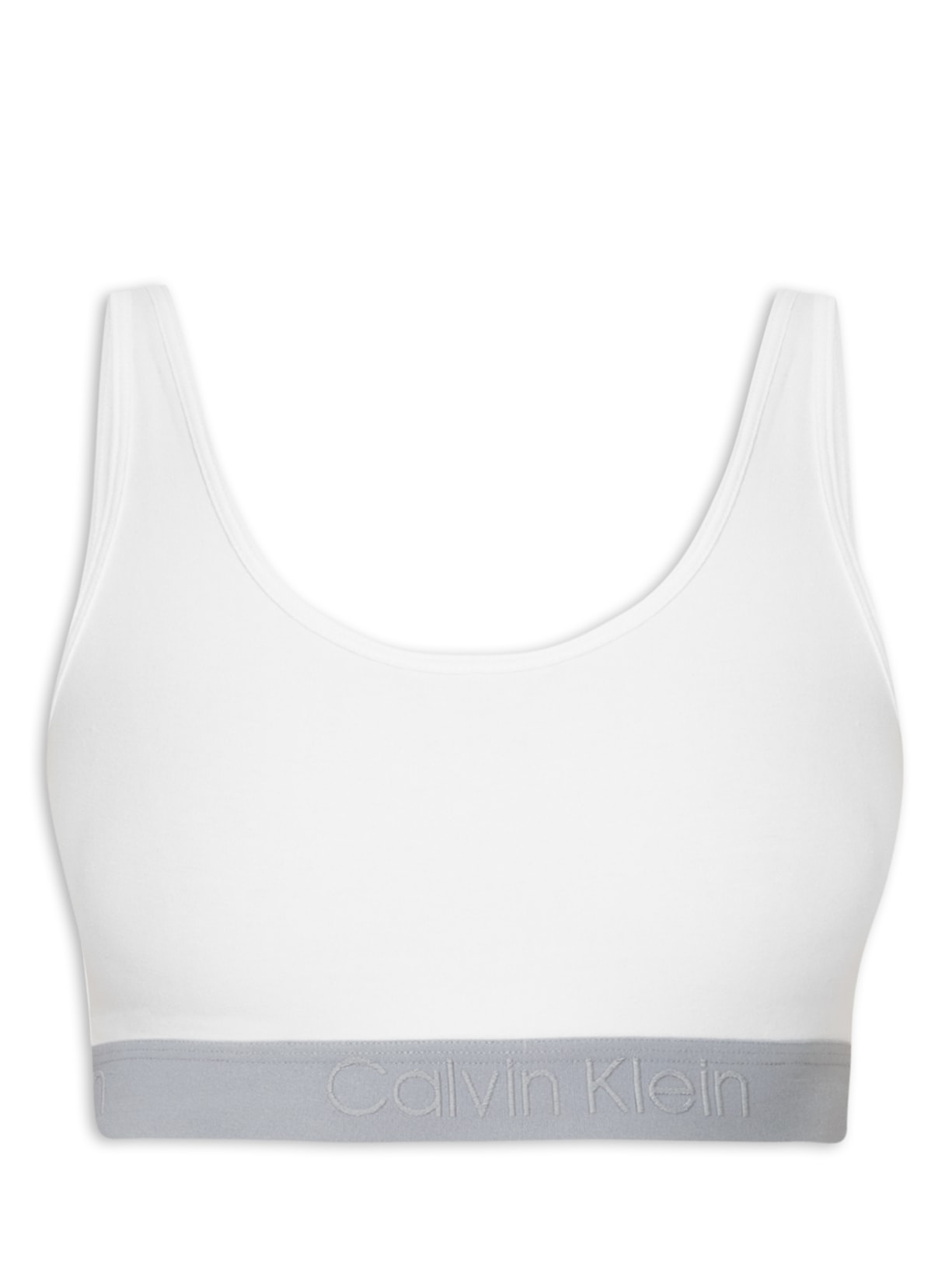 Top Regata Cotton Pure Branco Calvin Klein Underwear