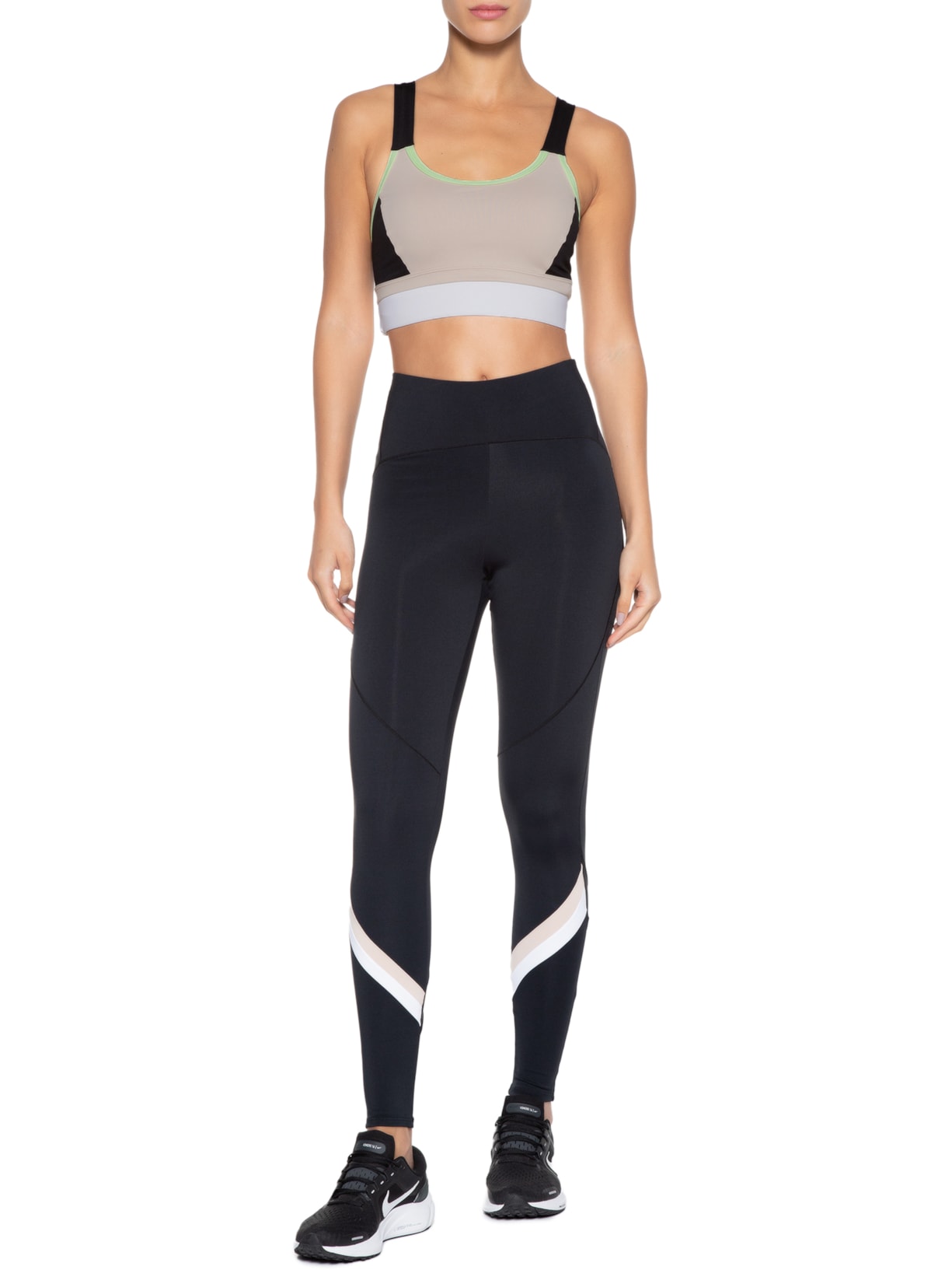 Top Regata Liso Bege Body For Sure