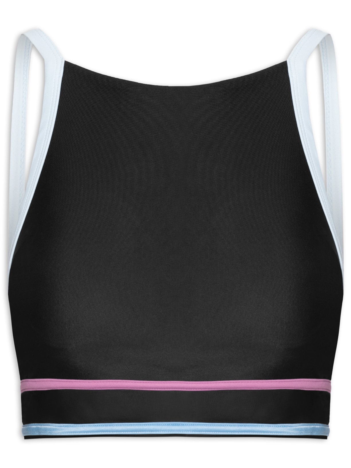 Top Regata Liso Pop - Preto