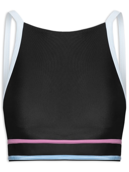 Top Regata Liso Pop - Preto