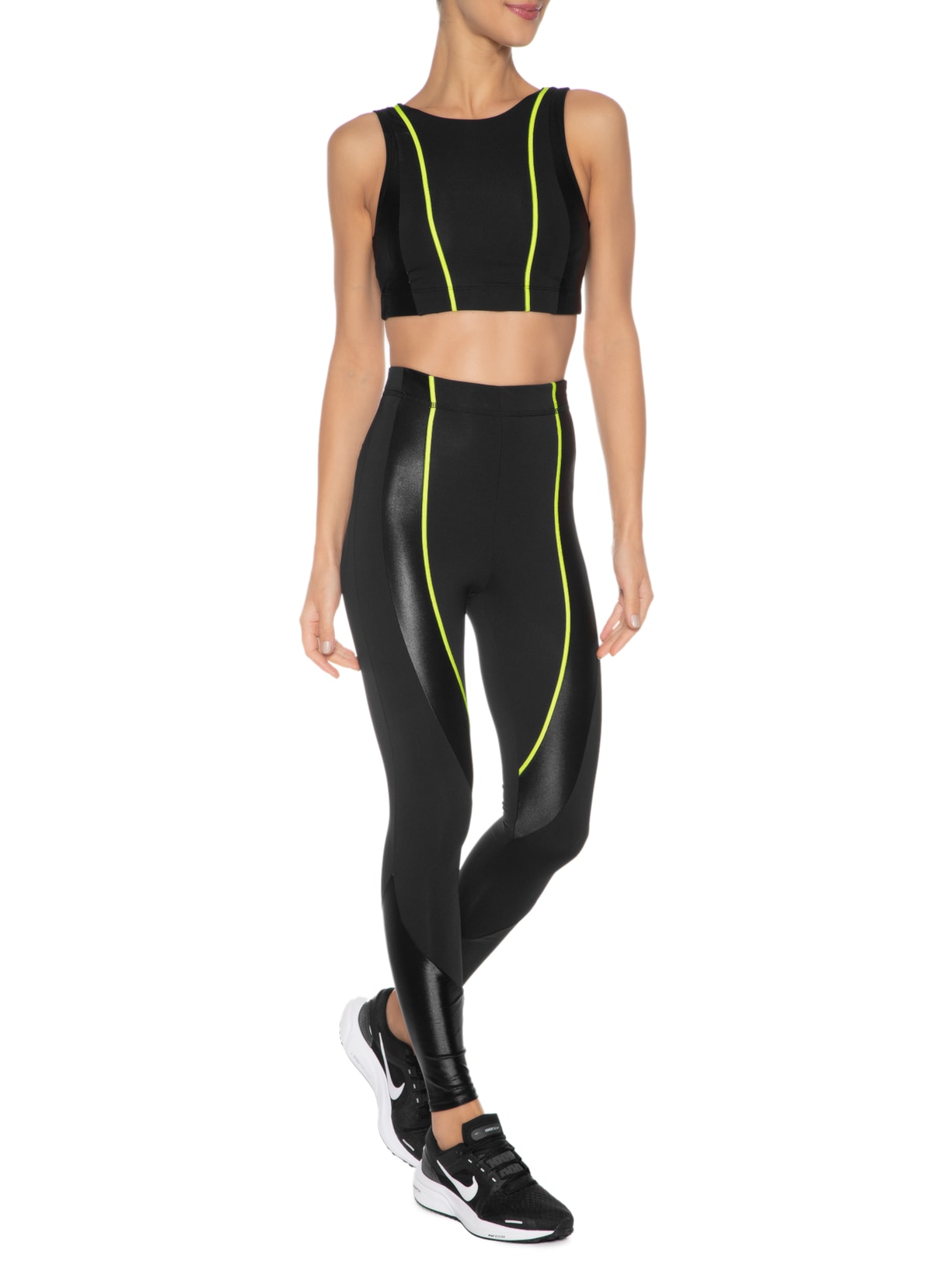 Top Regata Liso Preto Body For Sure