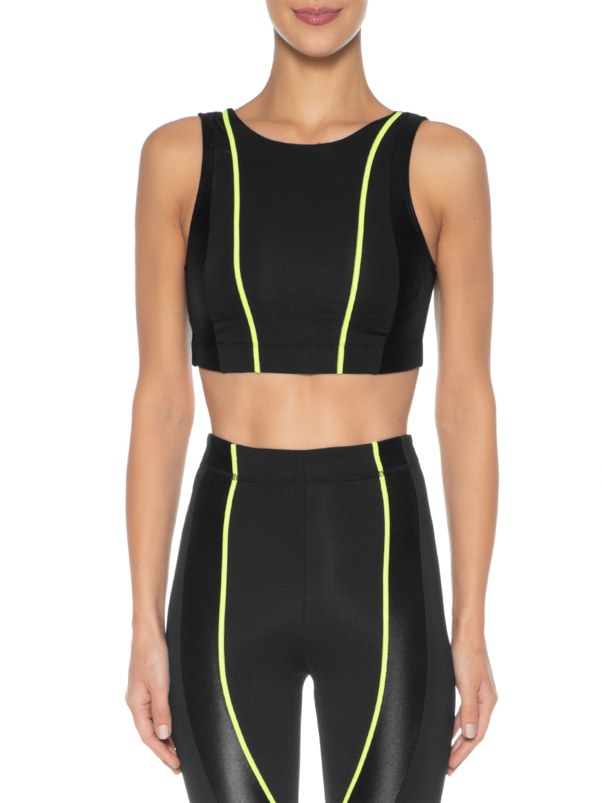 Top Regata Liso Preto Body For Sure