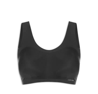 Top Regata Micro Invisible Feminino - Preto