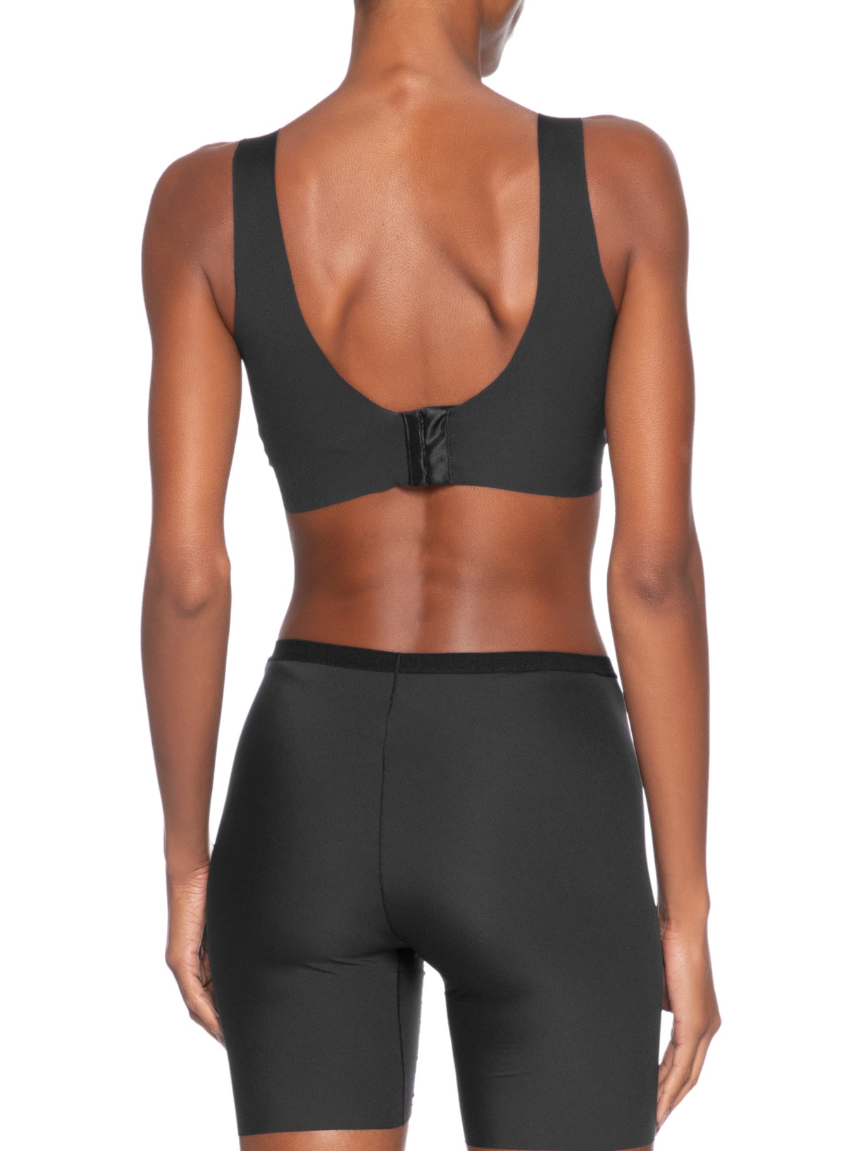 Top Regata Micro Invisible Feminino Preto Calvin Klein Underwear