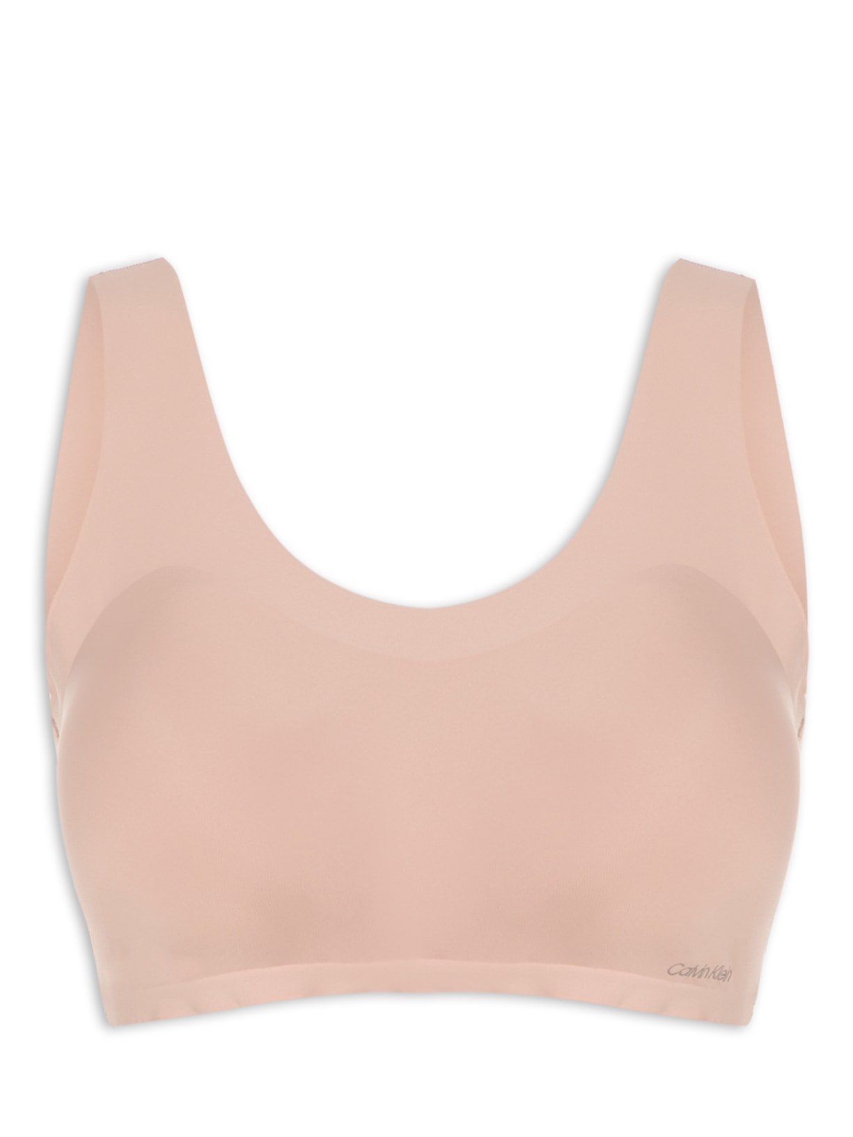 Top Regata Micro Invisible Feminino – Bege Calvin Klein Underwear
