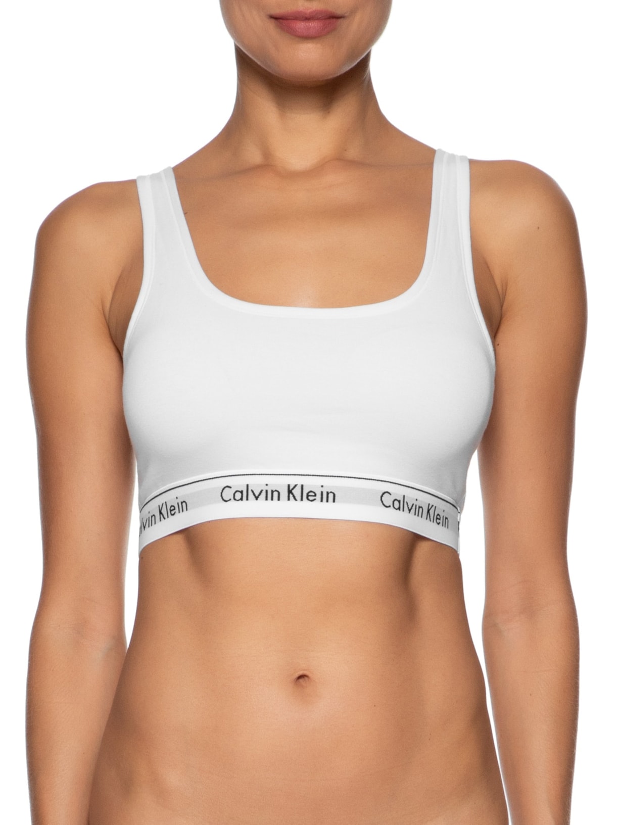 Top Regata Modern Cotton Branco Calvin Klein Underwear