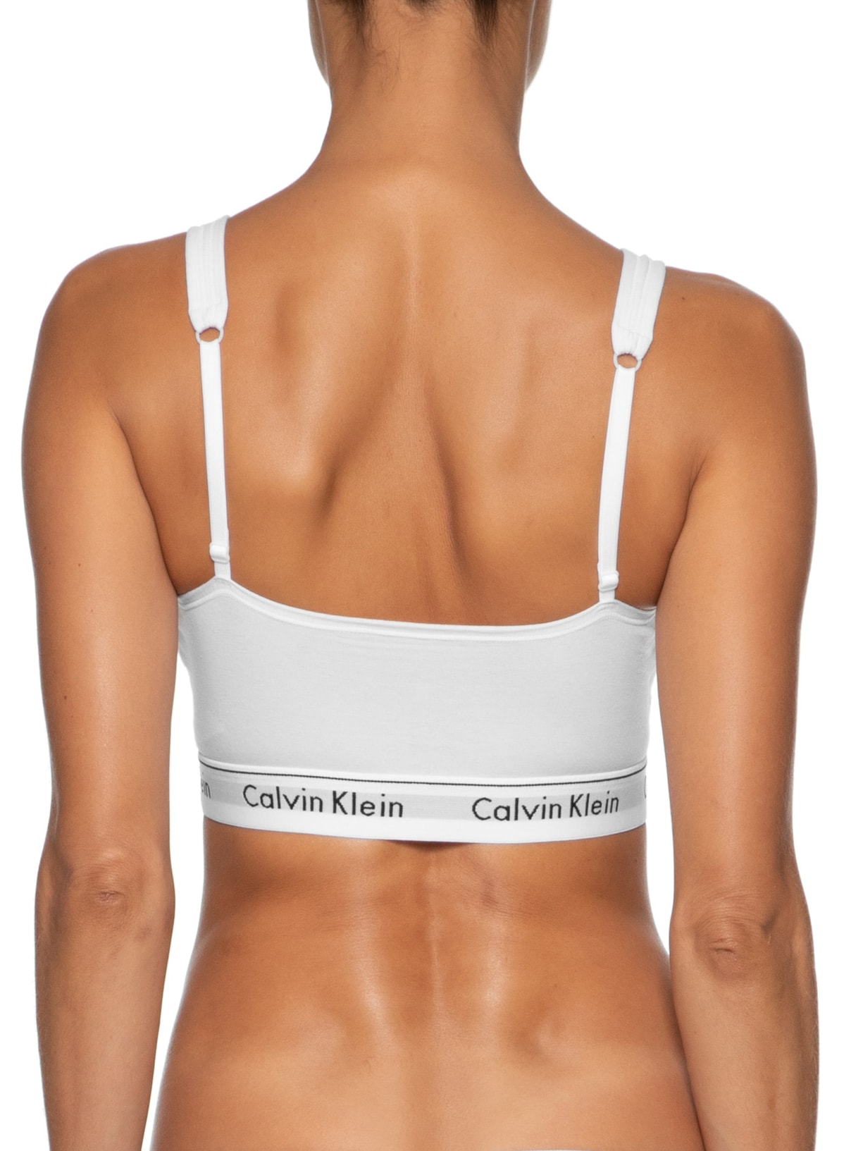 Top Regata Modern Cotton Branco Calvin Klein Underwear