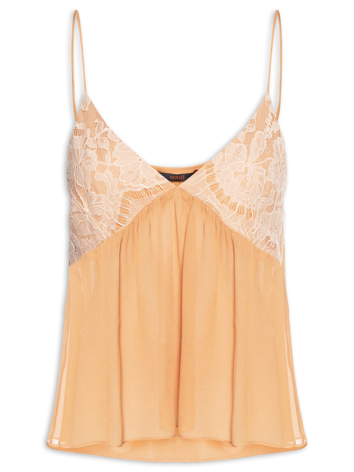 Top Renda Bel - Marrom