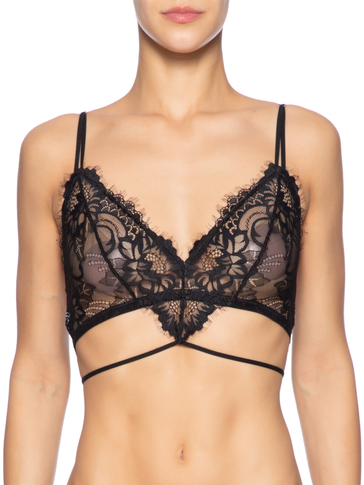 Top Renda Chloe Preto Jogê