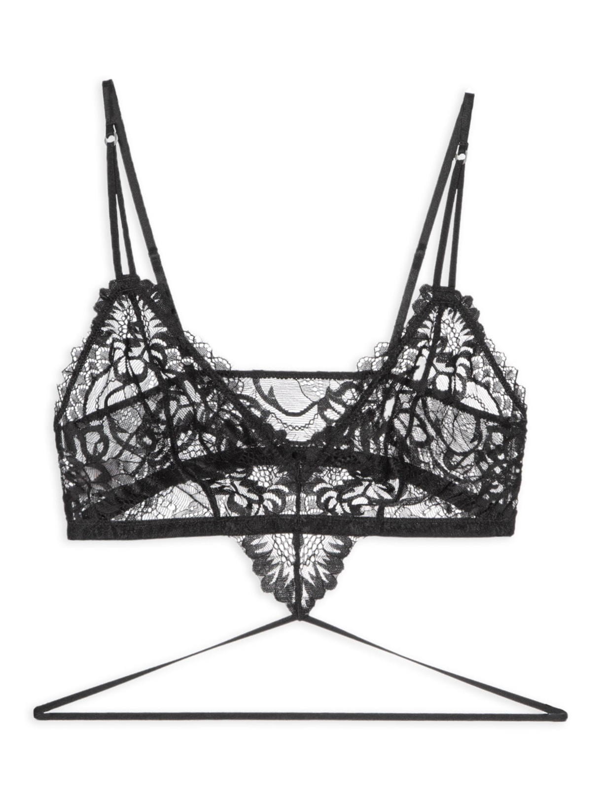 Top Renda Chloe - Preto