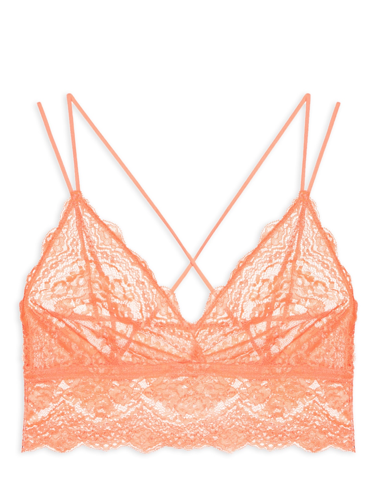 Top Renda Mariane - Laranja