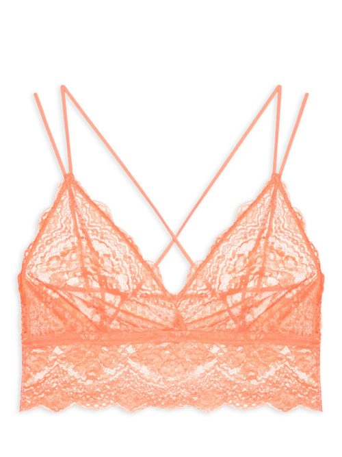 Top Renda Mariane - Laranja