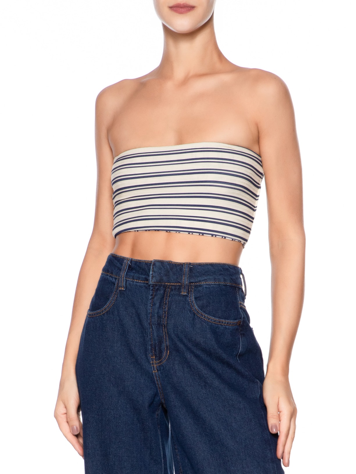 Top Reto Double Aventureiro Branco Farm