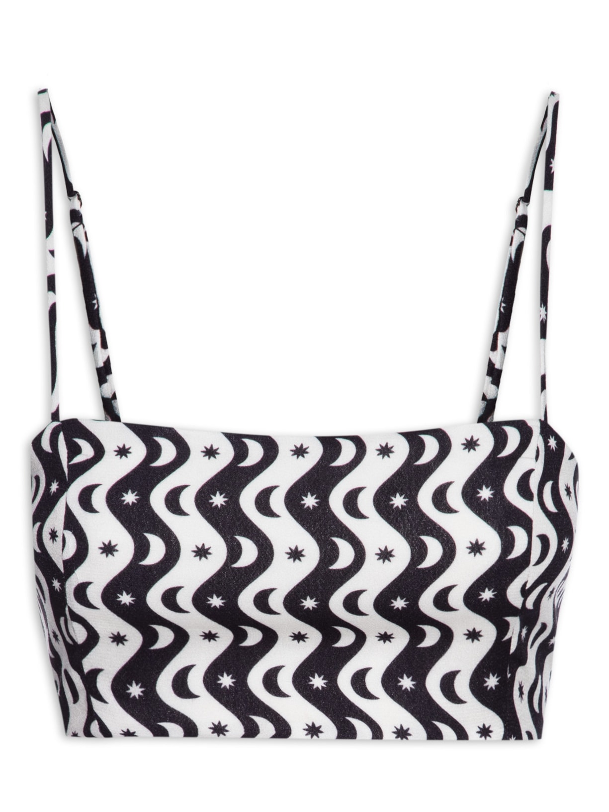 Top Reto Estampa Alquimia - Preto