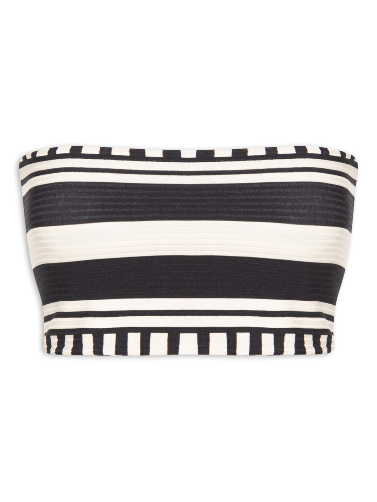 Top Reto Listra Tropical - Preto