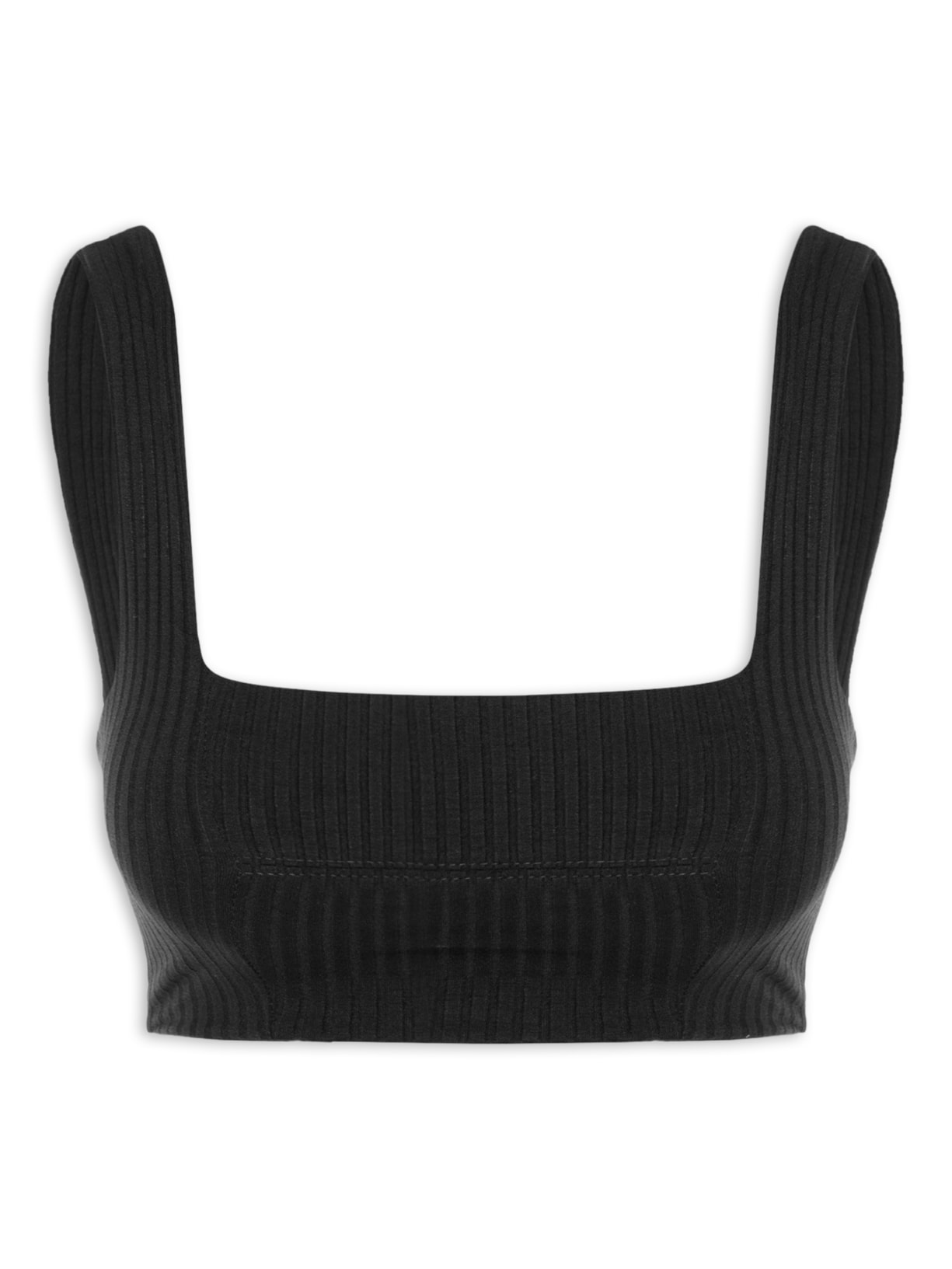 Top Reto Rib - Preto