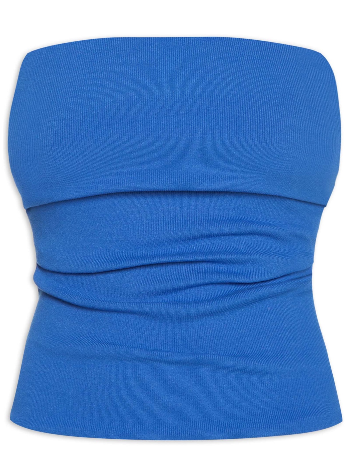Top Reto Sem Alça - Azul