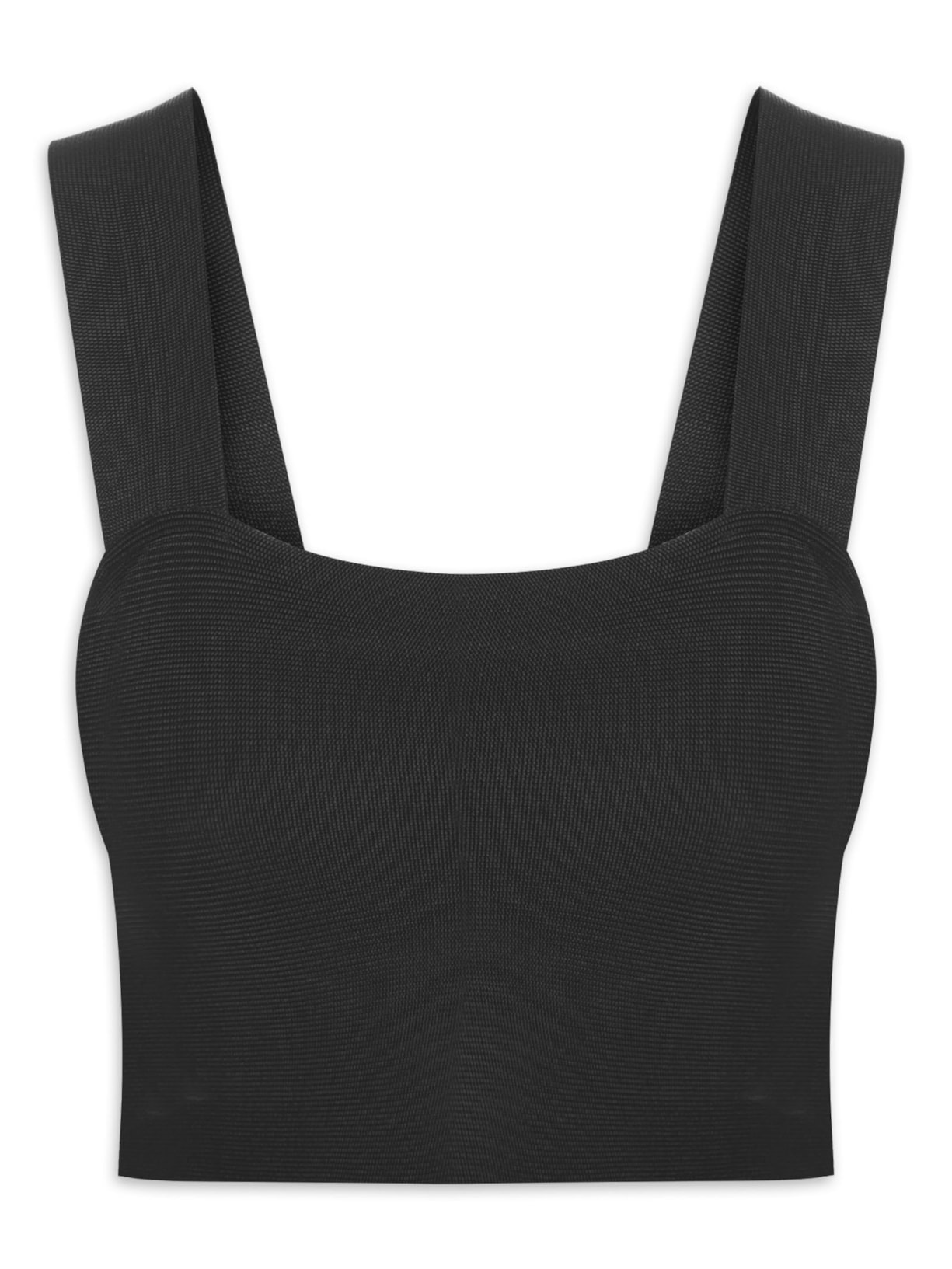Top Reto Tricot Basic - Preto