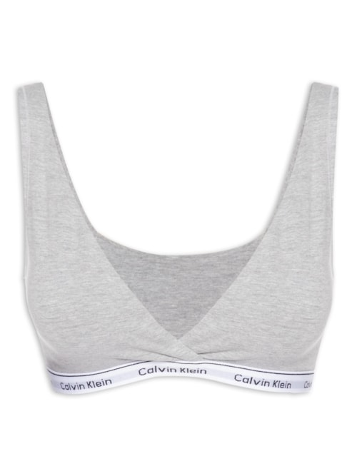 Top Reversível CK Mini Modern Cotton – Cinza