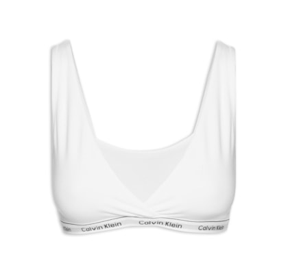 Top Reversível CK Mini Modern Cotton - Branco