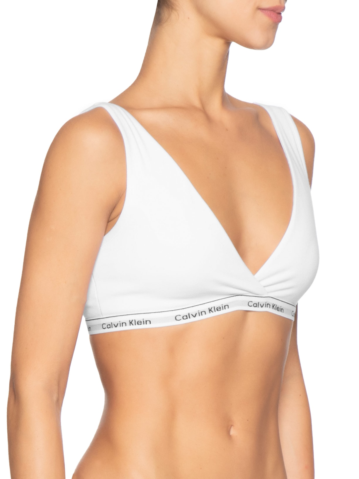Top Reversível CK Mini Modern Cotton Branco Calvin Klein Underwear