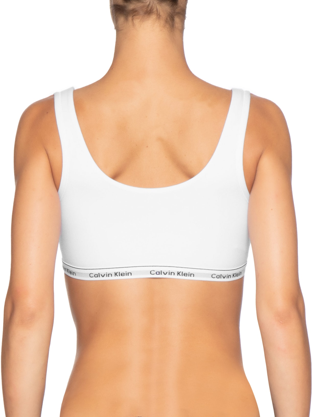 Top Reversível CK Mini Modern Cotton Branco Calvin Klein Underwear