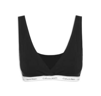 Top Reversível CK Mini Modern Cotton - Preto