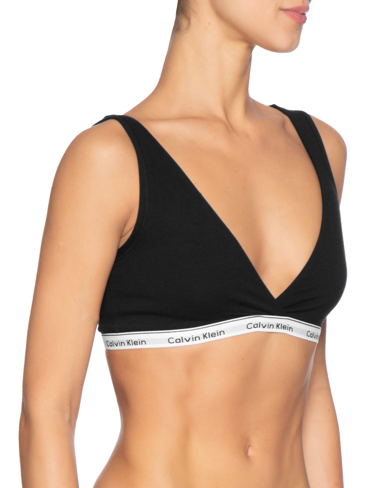Top Reversível CK Mini Modern Cotton Preto Calvin Klein Underwear