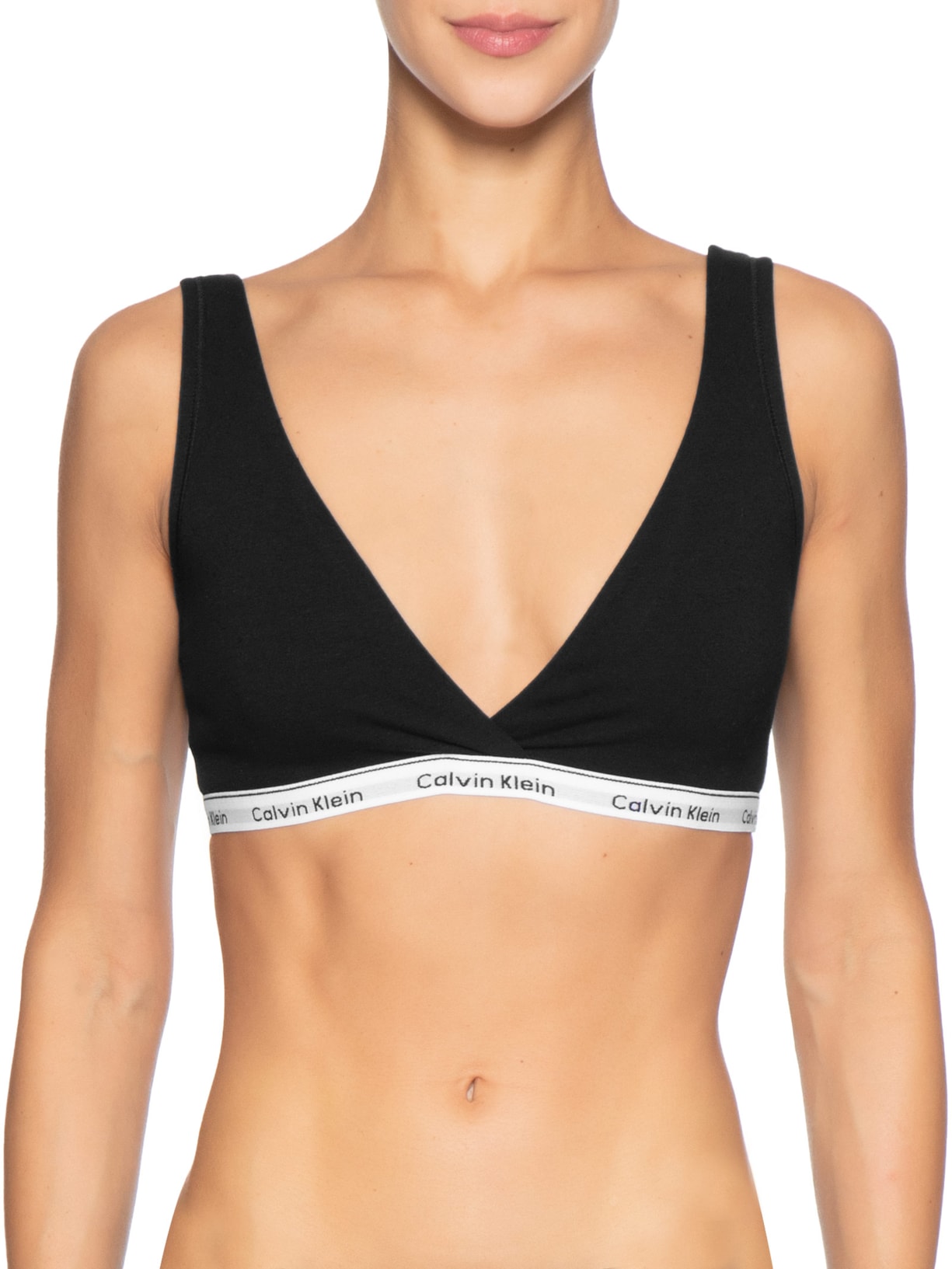 Top Reversível CK Mini Modern Cotton Preto Calvin Klein Underwear