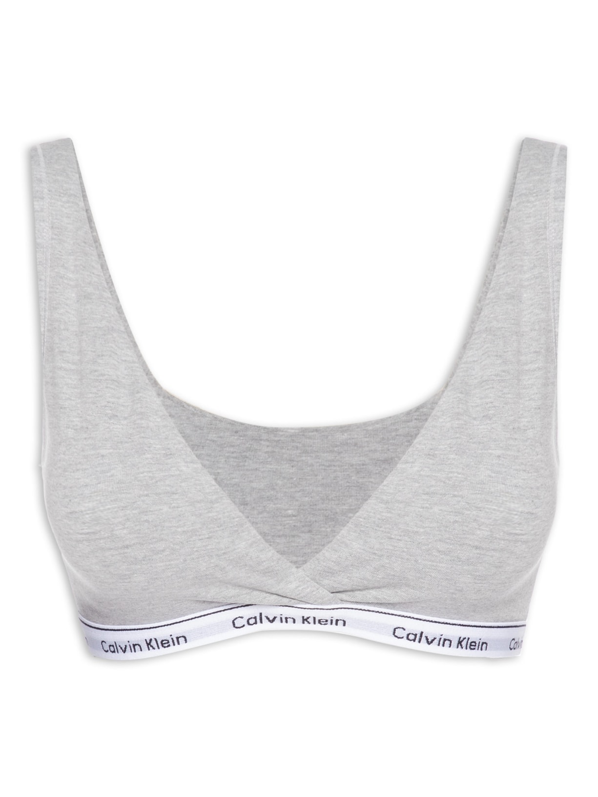 Top Reversível CK Mini Modern Cotton – Cinza