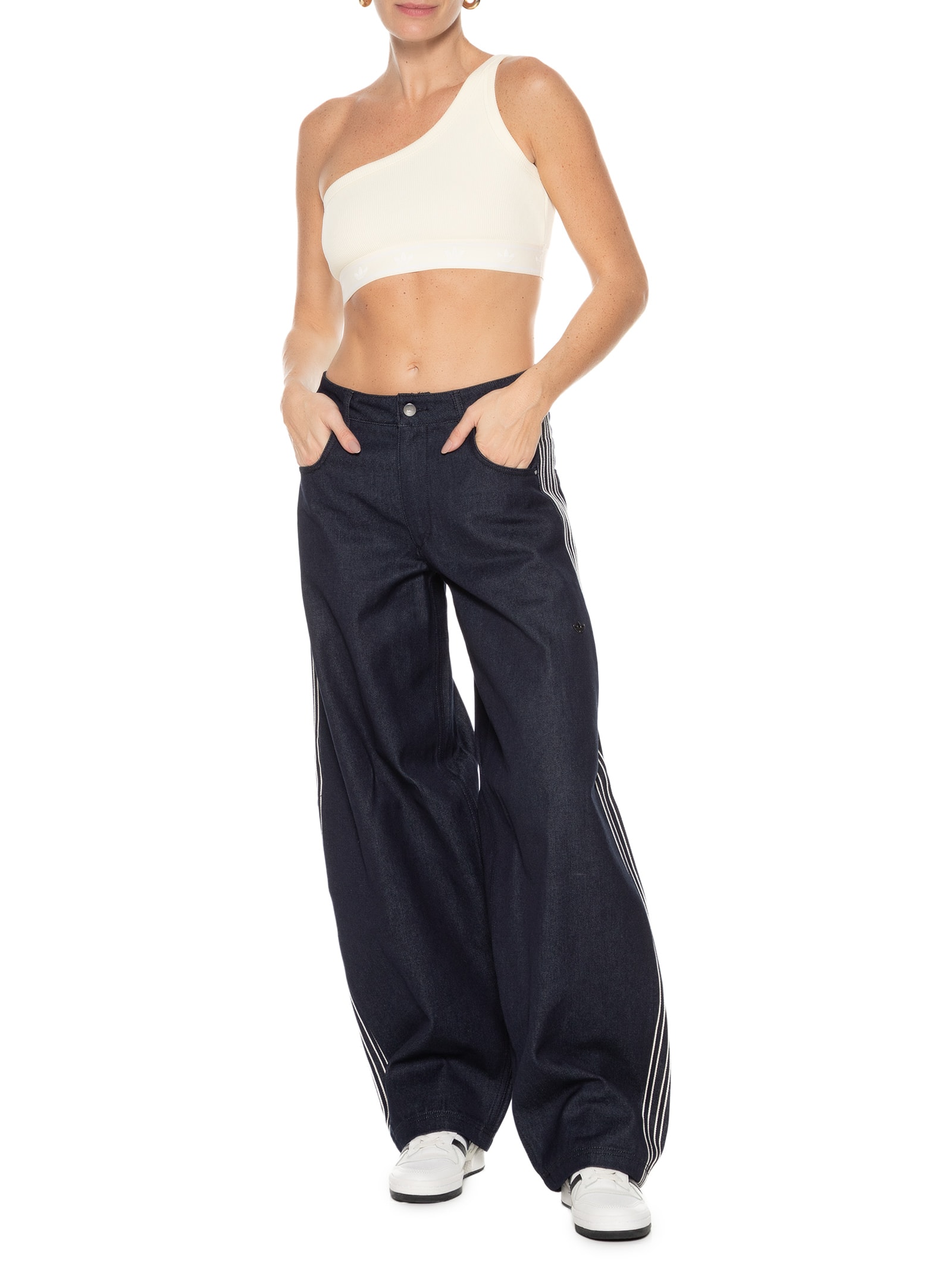 Adidas Originals - Top Rib Bra - Off White