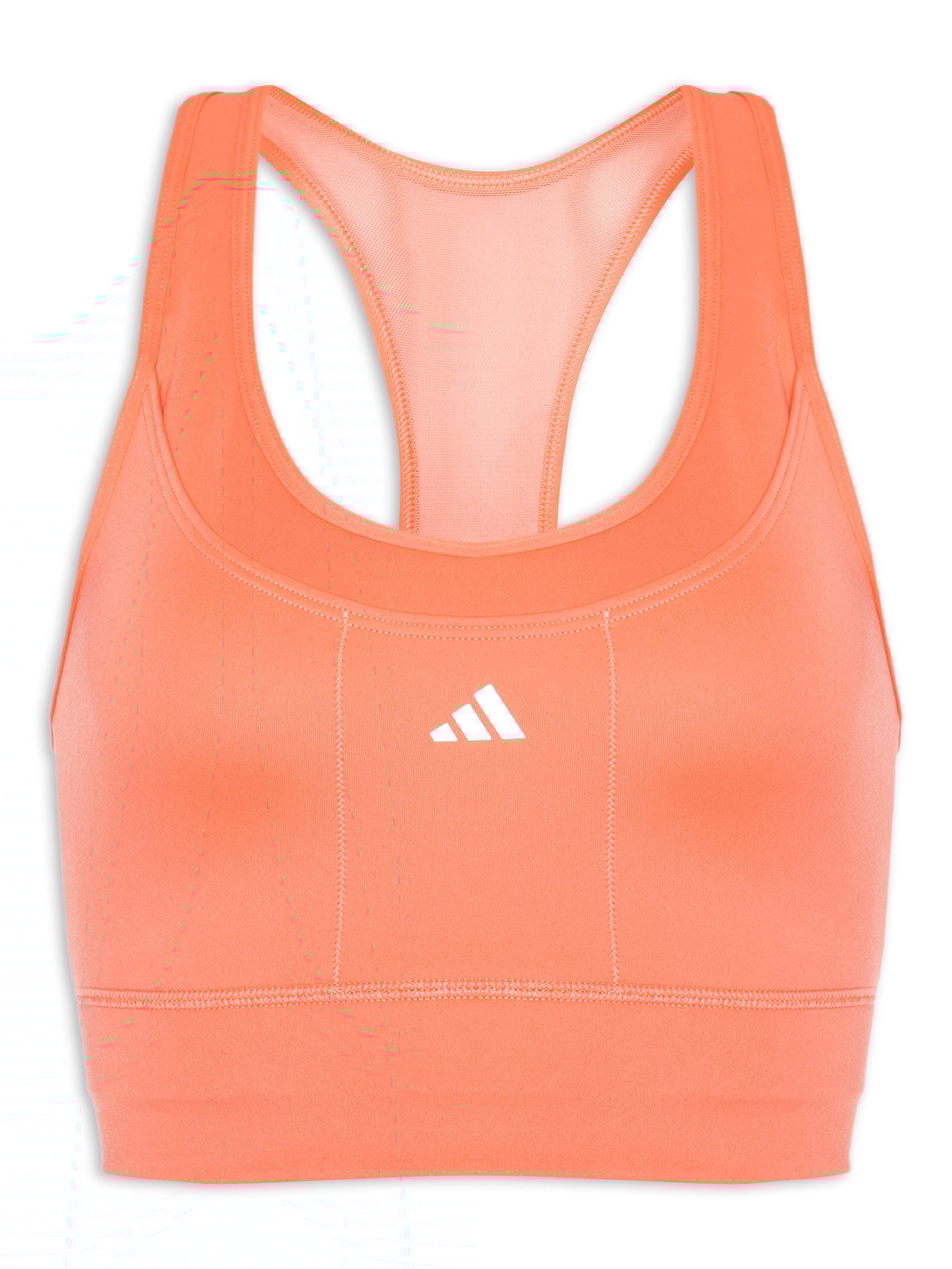Top Running Pocket Medium Suporte - Adidas - Laranja