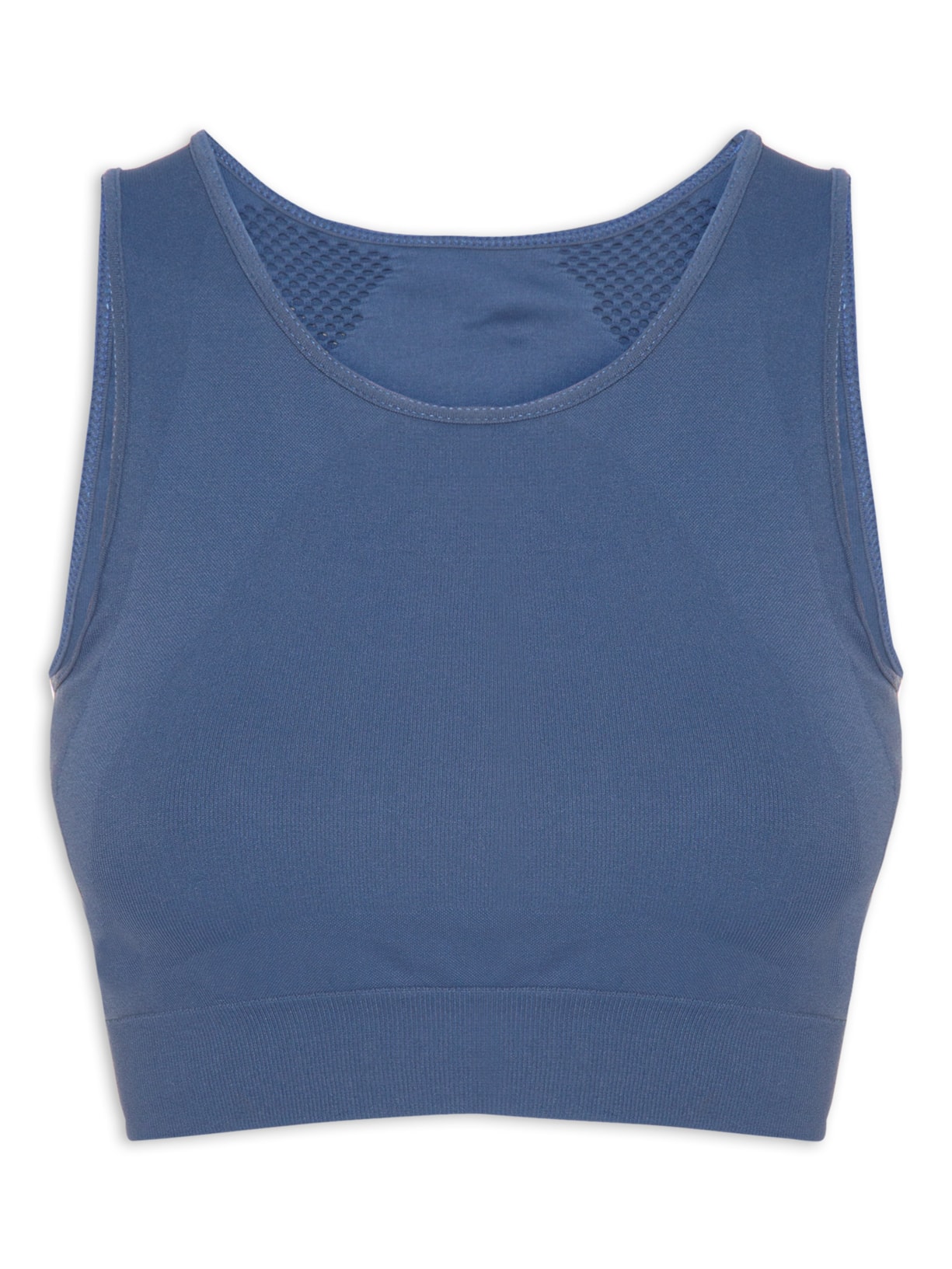 Top Seamless Emana Furo - Azul