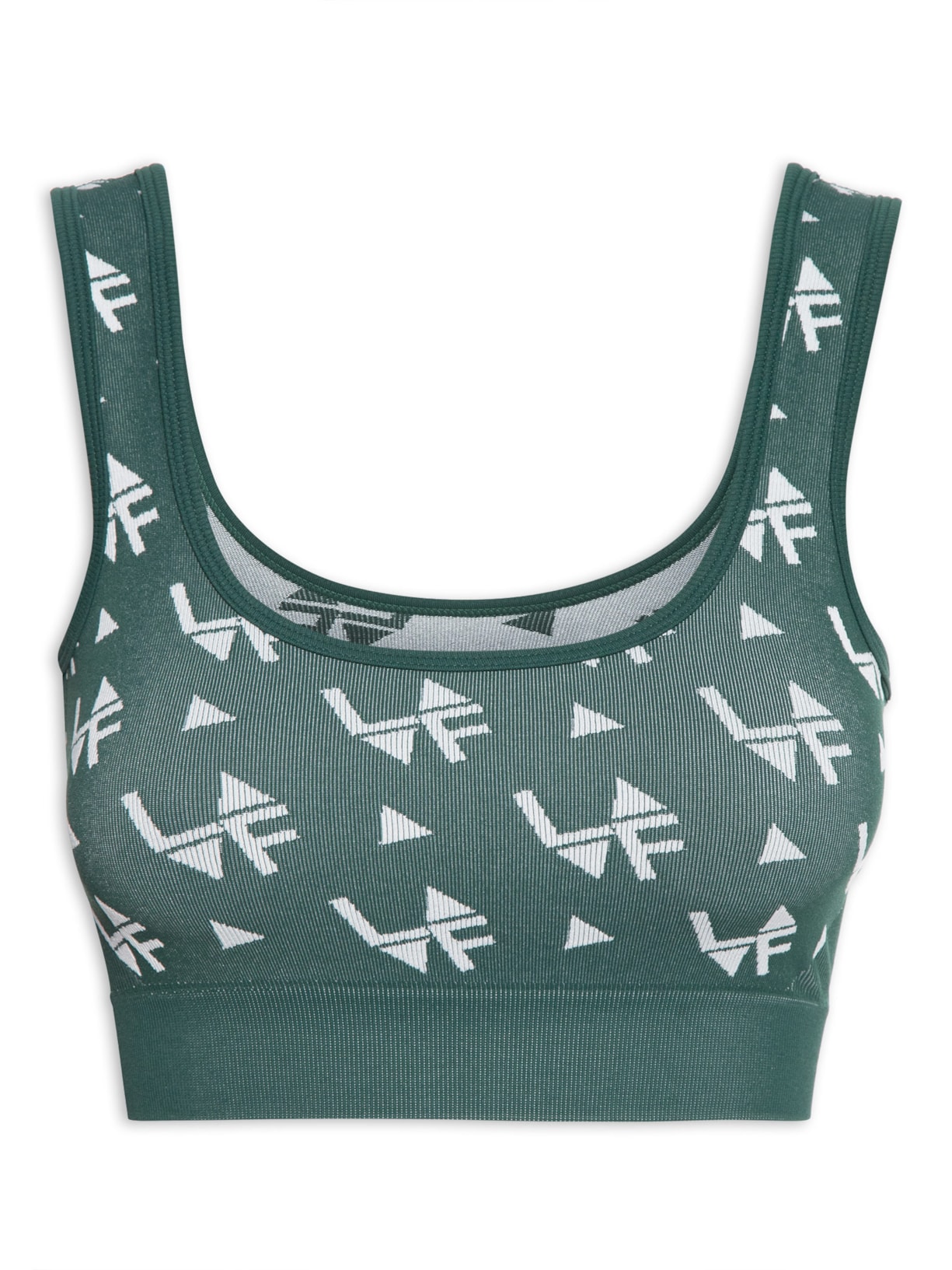 Top Seamless Jacquard - Lauf - Verde