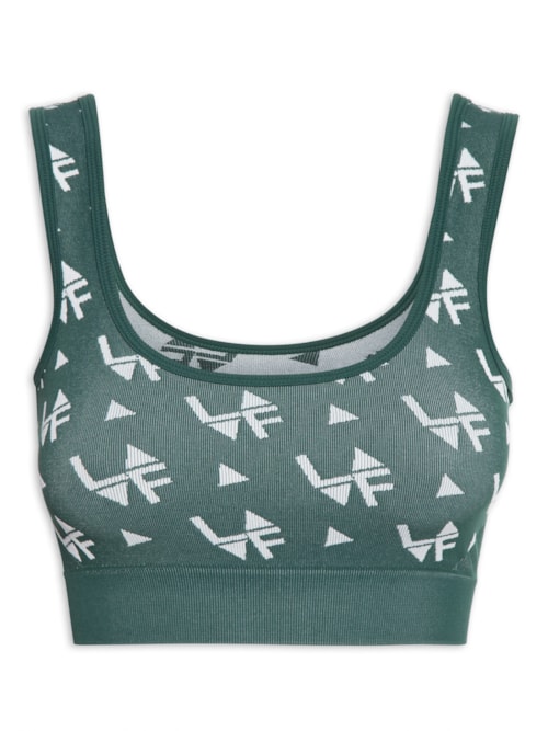 Top Seamless Jacquard - Lauf - Verde
