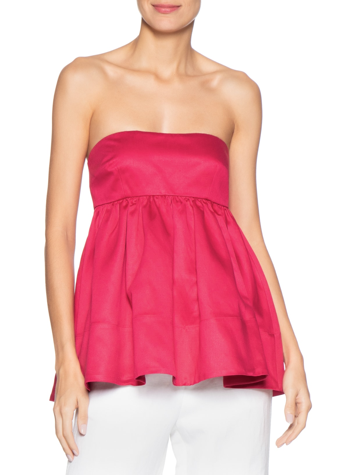 Top Sem Alça Franzido – Rosa Andrea Marques