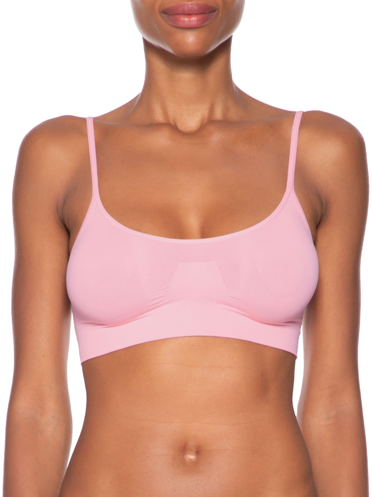 Top Sem Bojo E Sem Aro Em Microfibra Rosa Hope