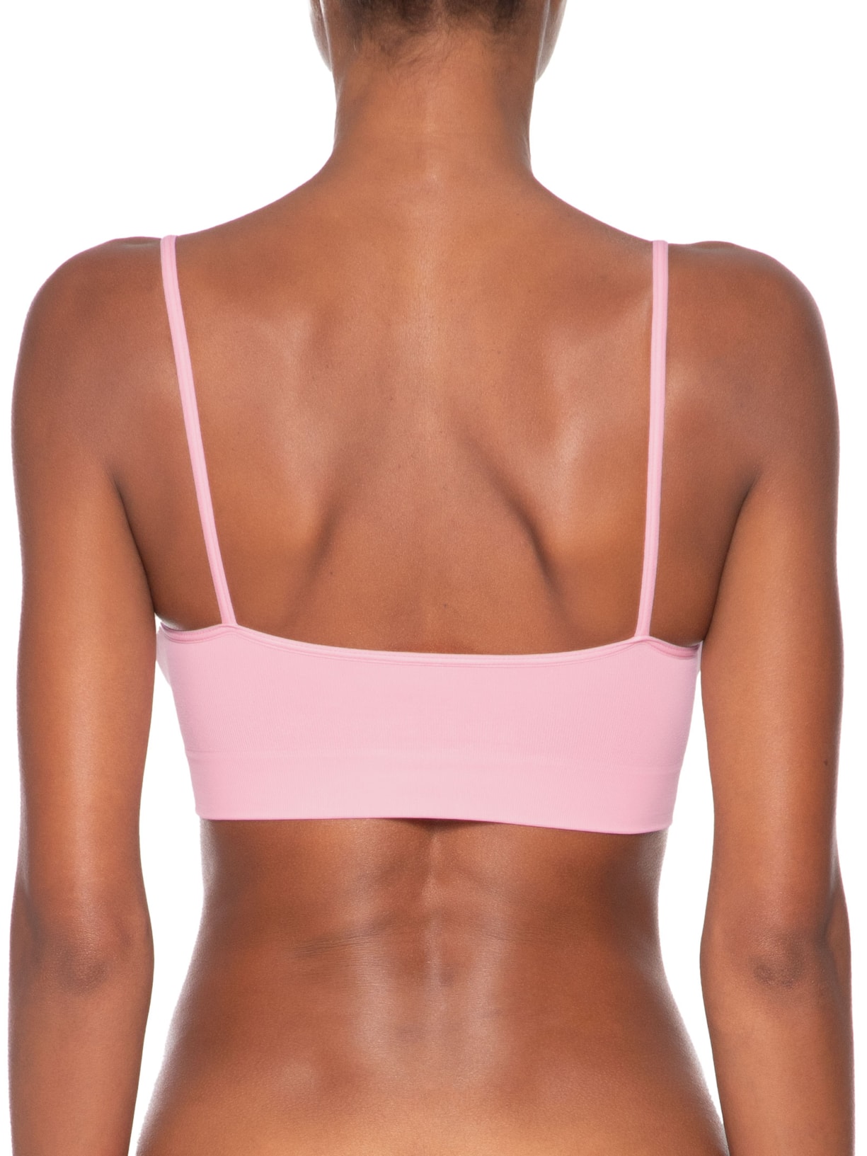 Top Sem Bojo E Sem Aro Em Microfibra Rosa Hope