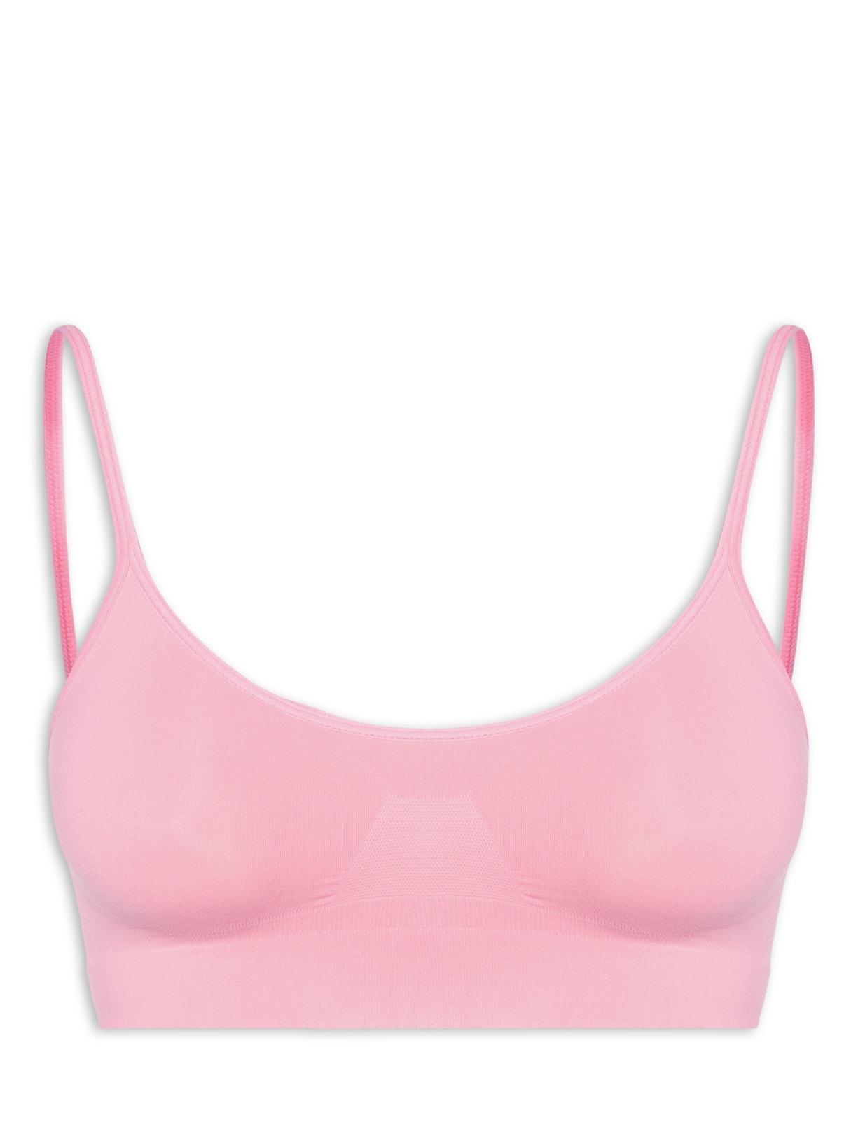 Top Sem Bojo E Sem Aro Em Microfibra Rosa Hope