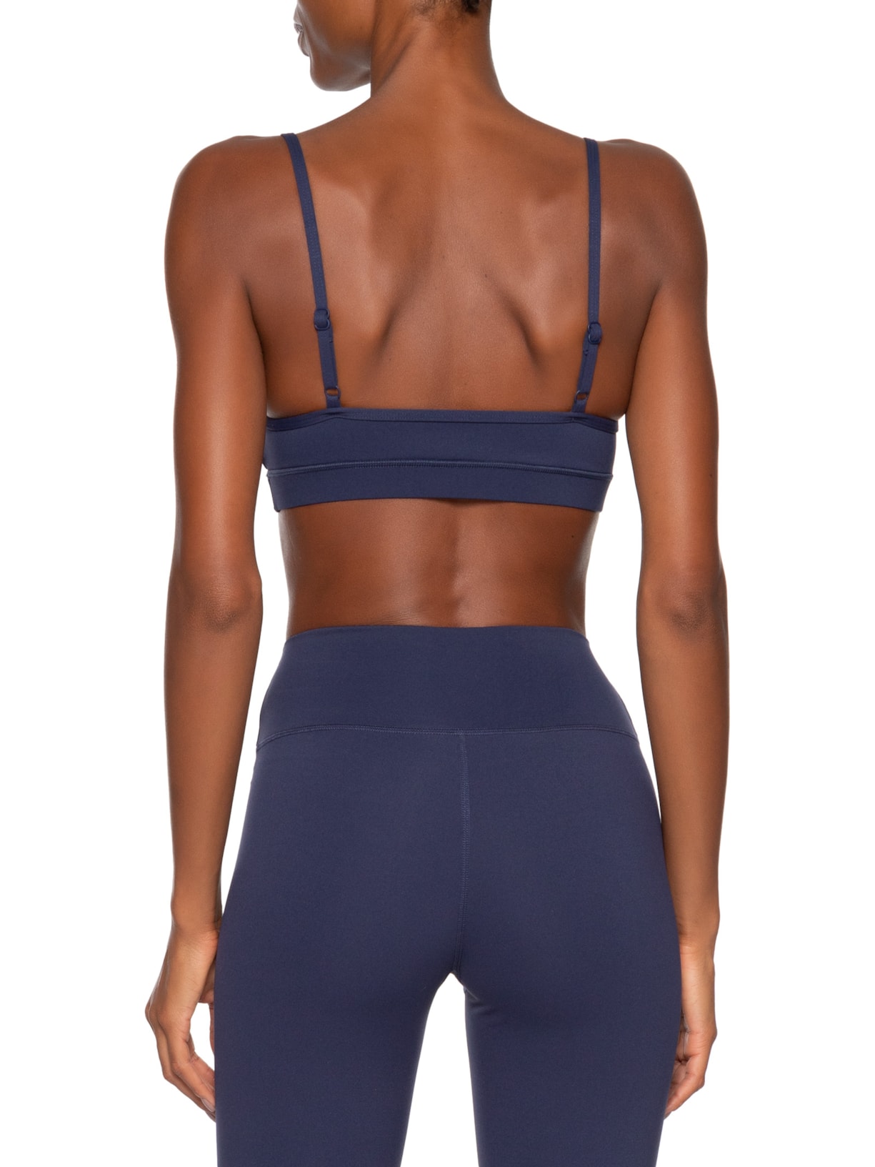 Top Serif Logo Mini Sports Bra Azul Sporty & Rich