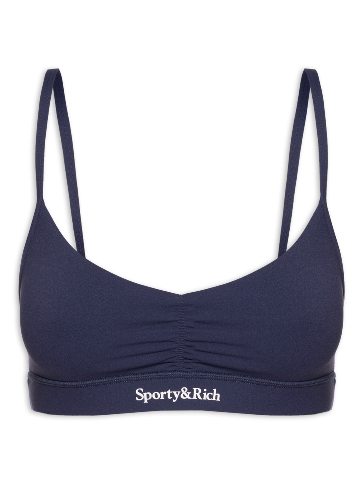 Top Serif Logo Mini Sports Bra Azul Sporty & Rich