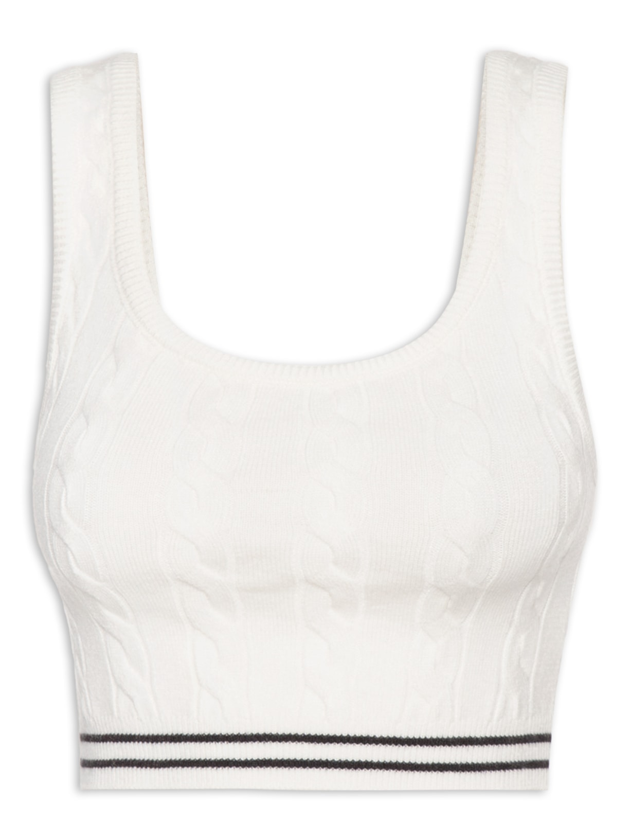 Top Slim Uc Basic Tricot - Branco