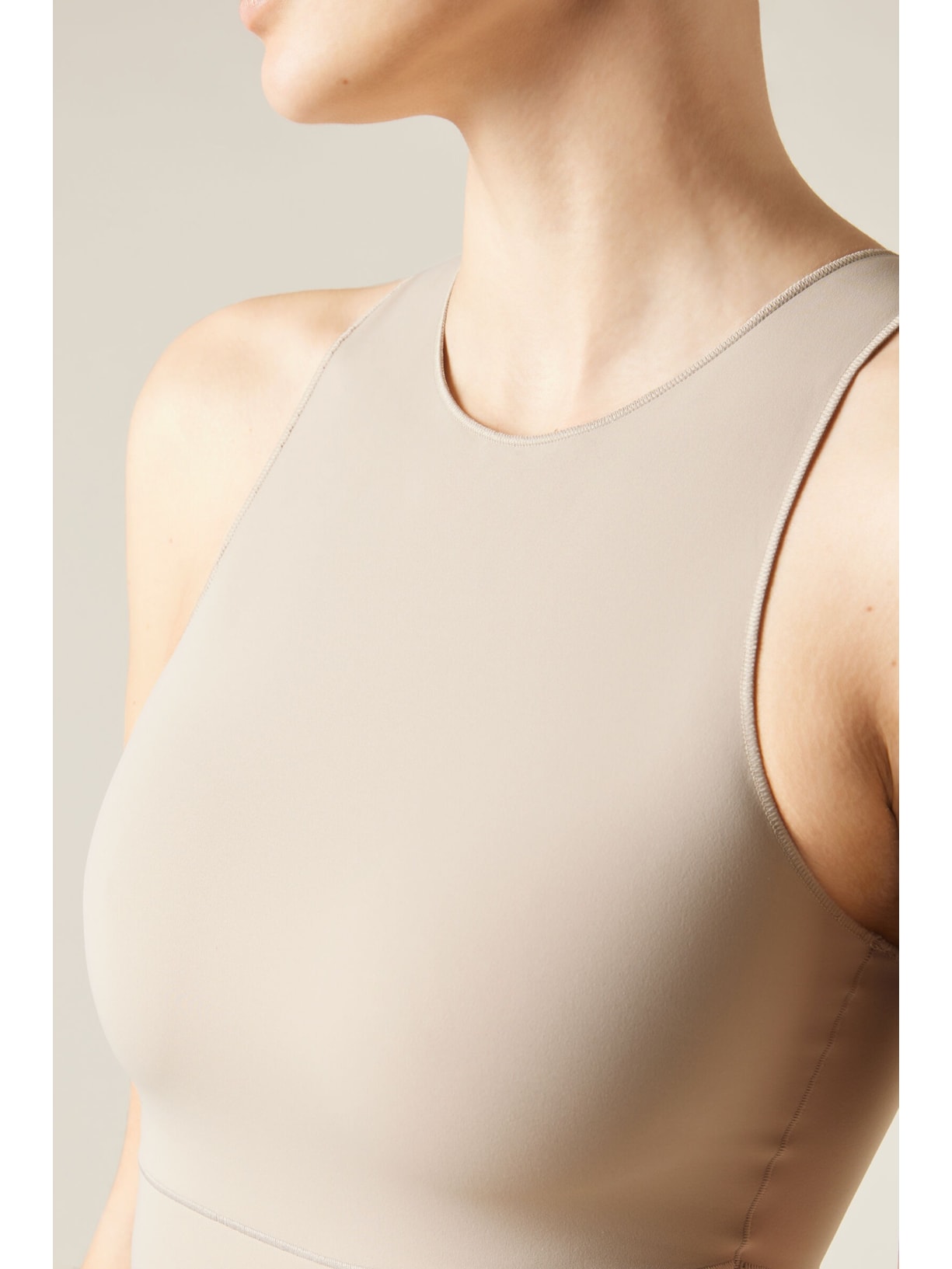 Top Soft Touch Bege Calzedonia