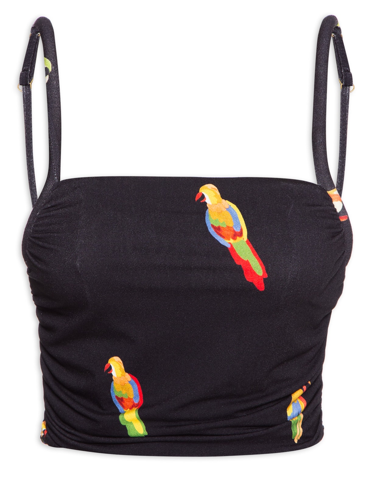 Top Sonho Dos Pássaros - Preto